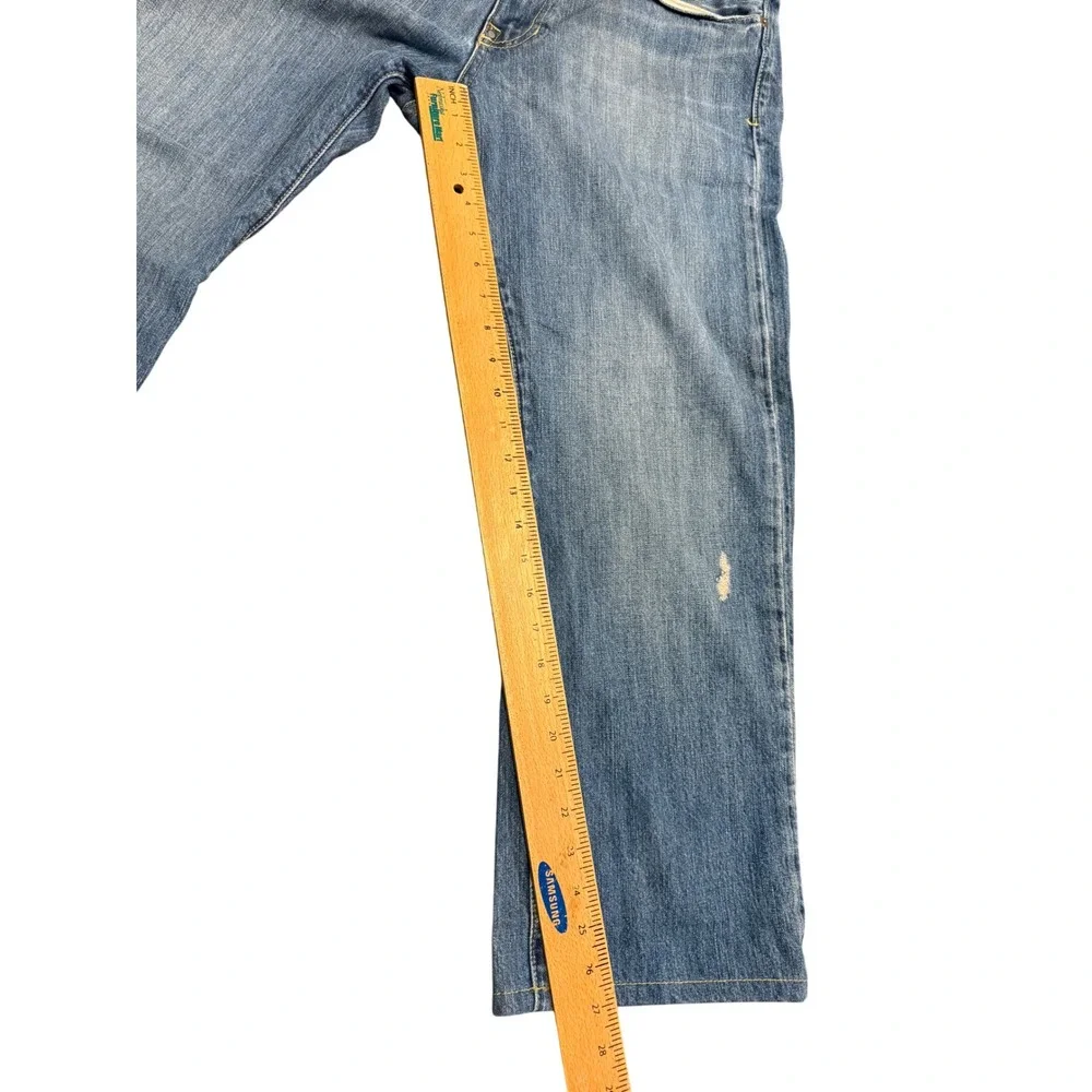 Polo Ralph Lauren Mens Straight Leg Jeans Blue Medium Wash‎ Button Fly 34x30